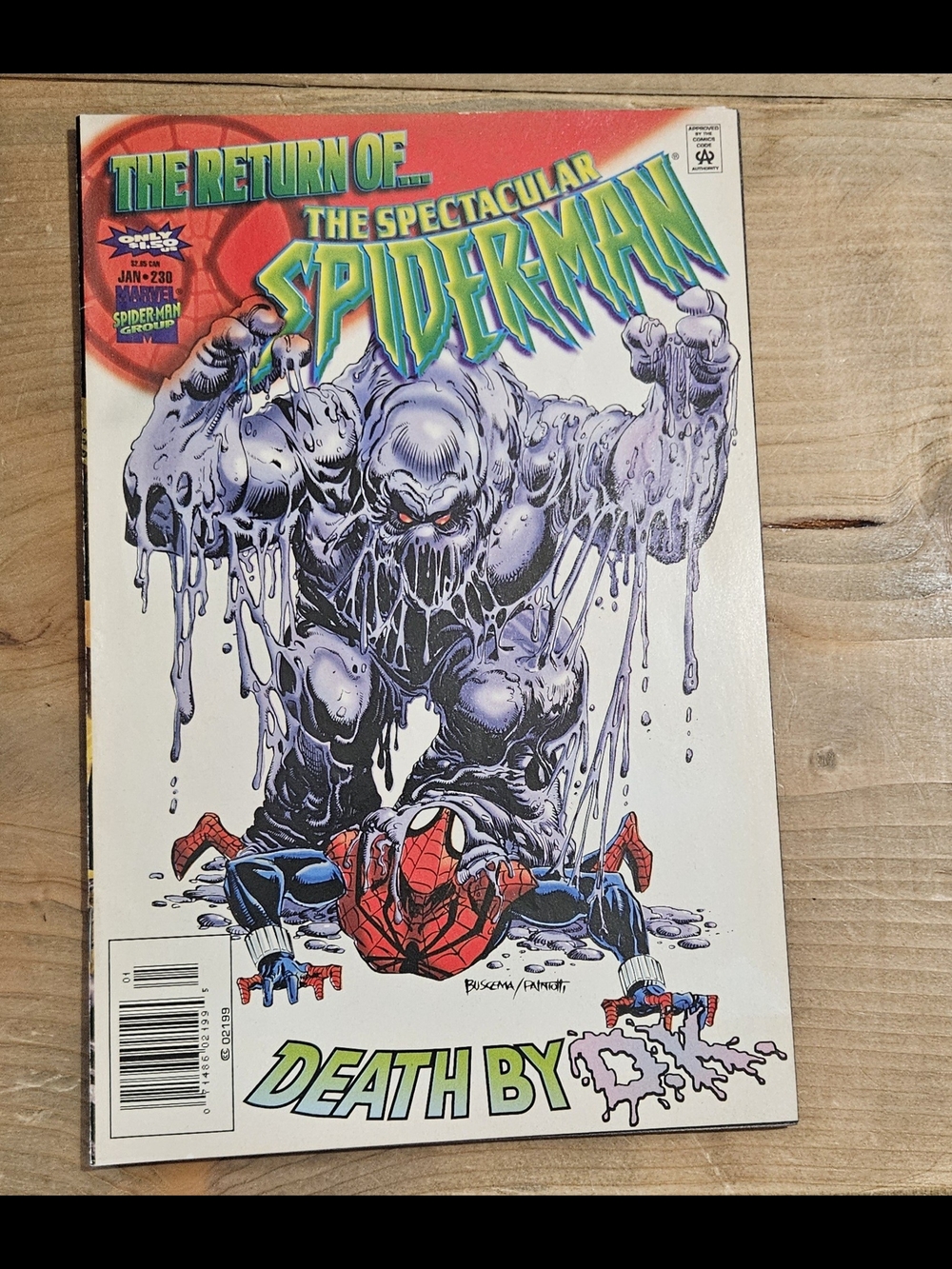 SPECTACULAR SPIDER-MAN #230 / DEATH BY D.K. / MARVEL COMICS 1996 Raw 9.6-9.8